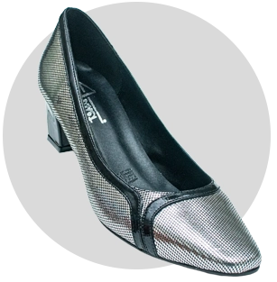 Janet Zapato Tacón Plata