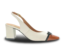 Janet Zapato Piel Porcelana Beige